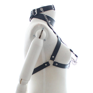 Neck Bondage Nipple Chain Clamps