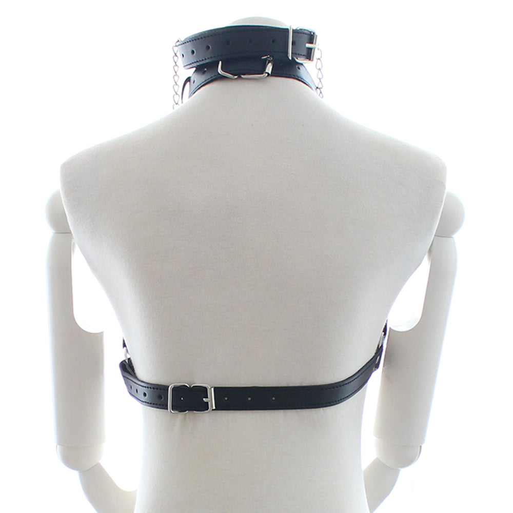 Neck Bondage Nipple Chain Clamps