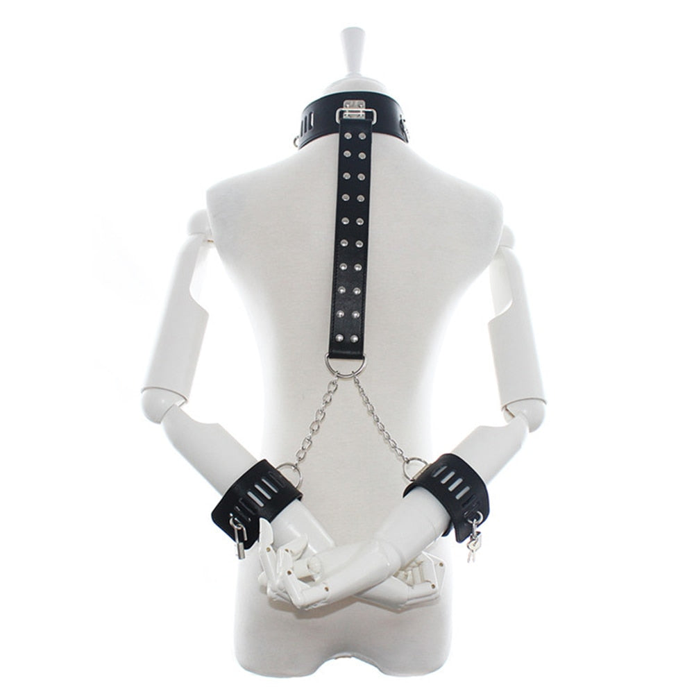 Sex Sets Stainless Steel Hoops, Neck Collars, Handcuffs