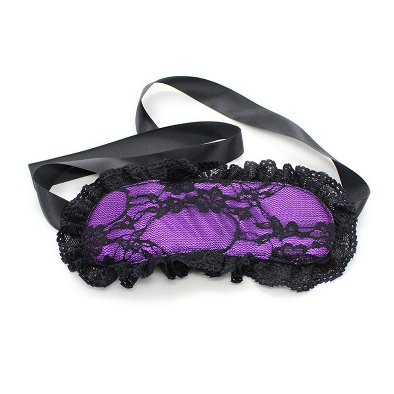 2 in 1 Sexy Lace Mask Blindfolded Patch+Sex Handcuffs
