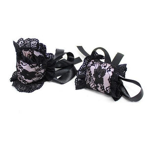2 in 1 Sexy Lace Mask Blindfolded Patch+Sex Handcuffs