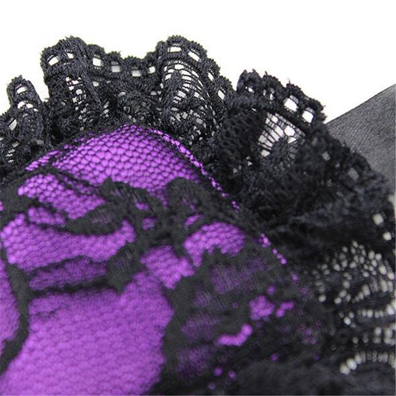 2 in 1 Sexy Lace Mask Blindfolded Patch+Sex Handcuffs