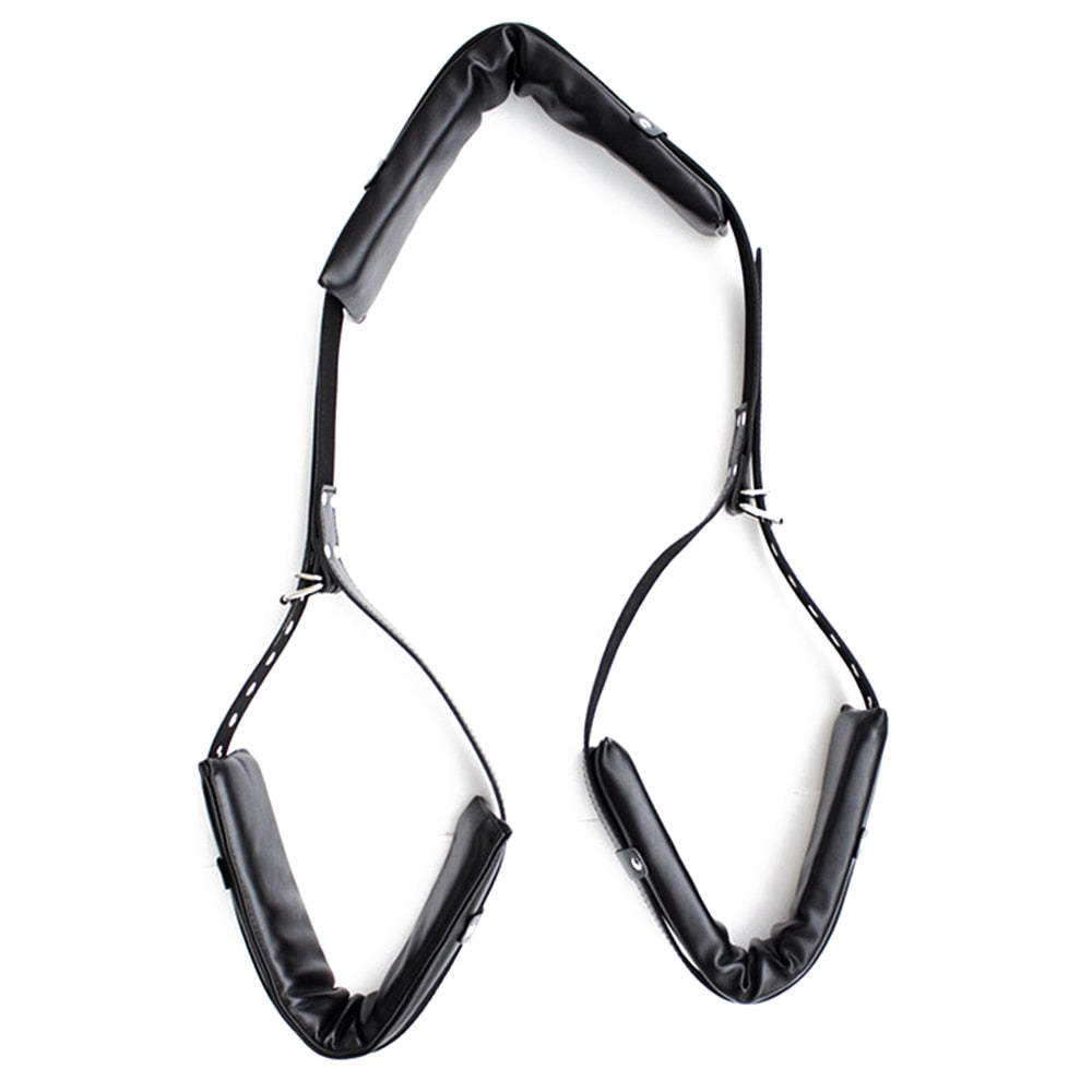 Quality Soft PU Force Separating Legs Bondage
