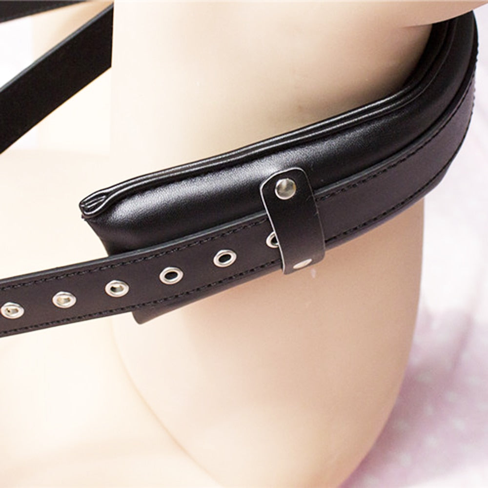 Quality Soft PU Force Separating Legs Bondage