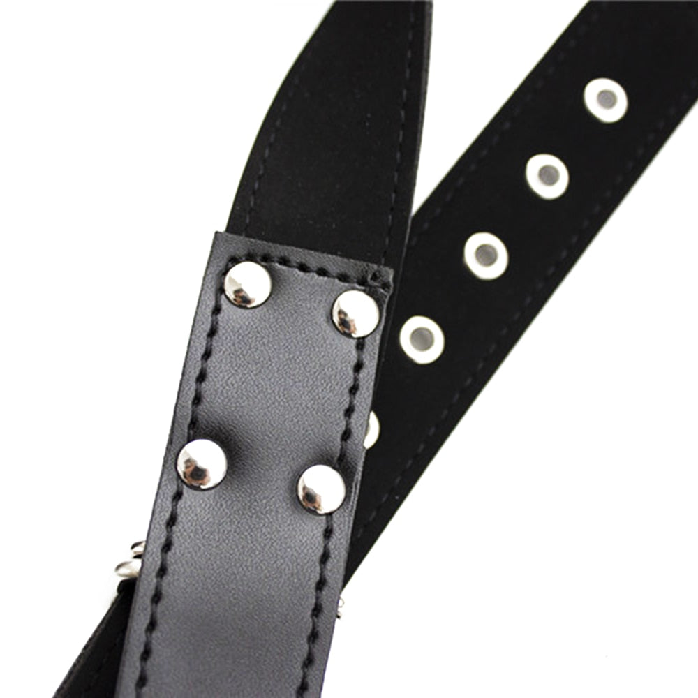 Quality Soft PU Force Separating Legs Bondage