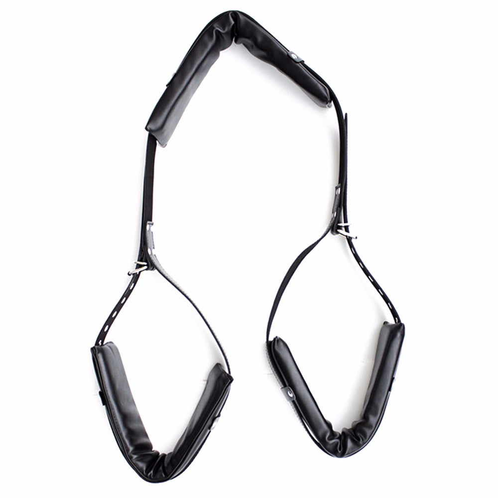 Quality Soft PU Force Separating Legs Bondage