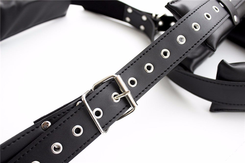 Quality Soft PU Force Separating Legs Bondage