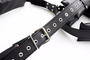 Quality Soft PU Force Separating Legs Bondage