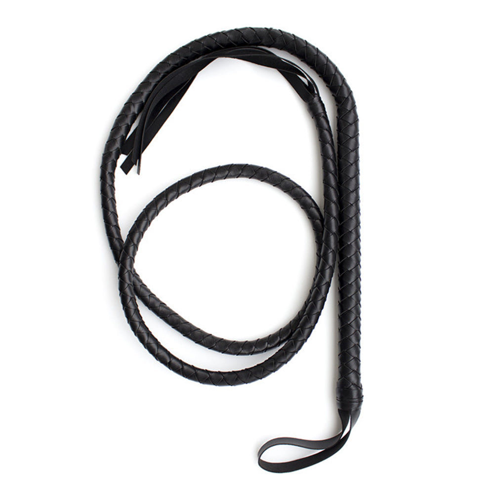 2.1m Long Soft Leather Whip