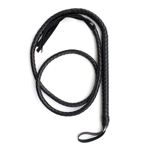 2.1m Long Soft Leather Whip