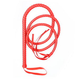 2.1m Long Soft Leather Whip