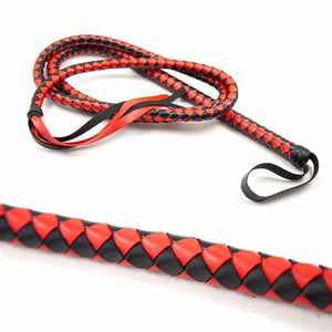 2.1m Long Soft Leather Whip