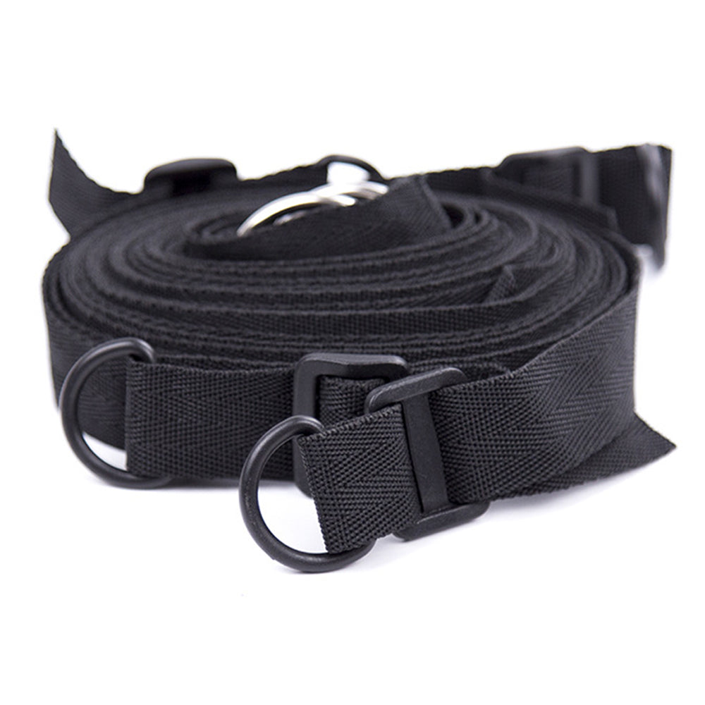 Purple Bed Restraints  Set Handcuffs