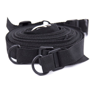 Purple Bed Restraints  Set Handcuffs