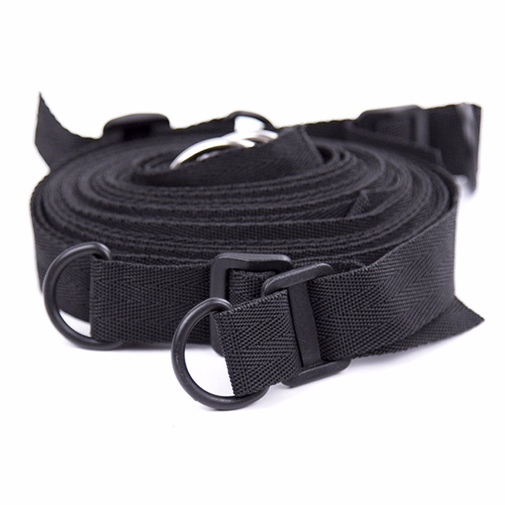 Purple Bed Restraints  Set Handcuffs