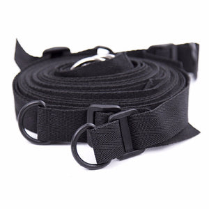 Purple Bed Restraints  Set Handcuffs