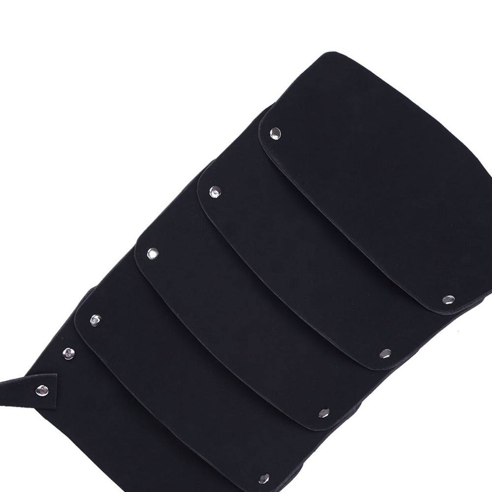 Men Punk Fashion Clubwear Faux Leather Armor Body