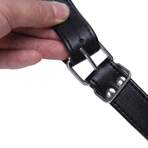 Men Punk Fashion Clubwear Faux Leather Armor Body