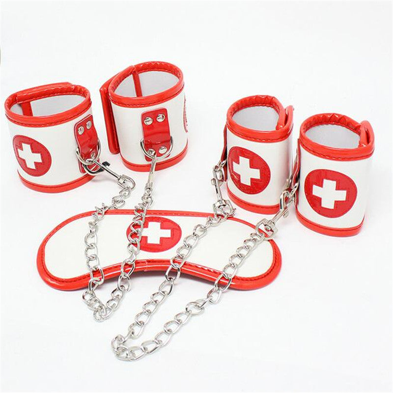 3 Pcs/Set Nurse Role-play Foot Handcuff Eye Mask