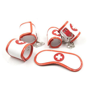 3 Pcs/Set Nurse Role-play Foot Handcuff Eye Mask