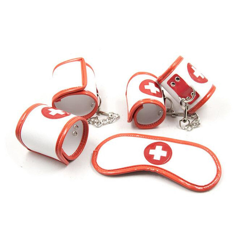 3 Pcs/Set Nurse Role-play Foot Handcuff Eye Mask