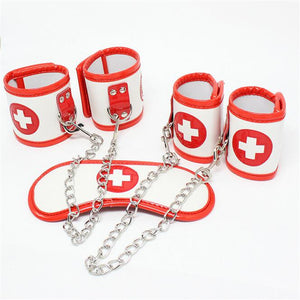 3 Pcs/Set Nurse Role-play Foot Handcuff Eye Mask