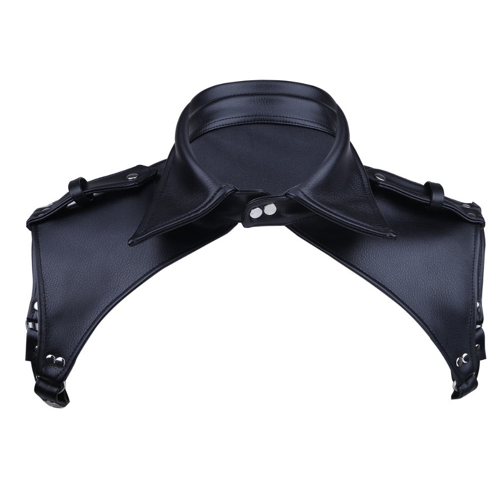Men  Faux Leather Adjustable Body Chest Harness