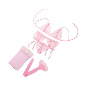 4pc set Women Intimate Sleepwear