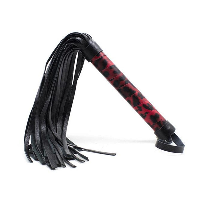 5 Pcs/Set Sexy Leopard Whip Handcuff Gag Eye Mask