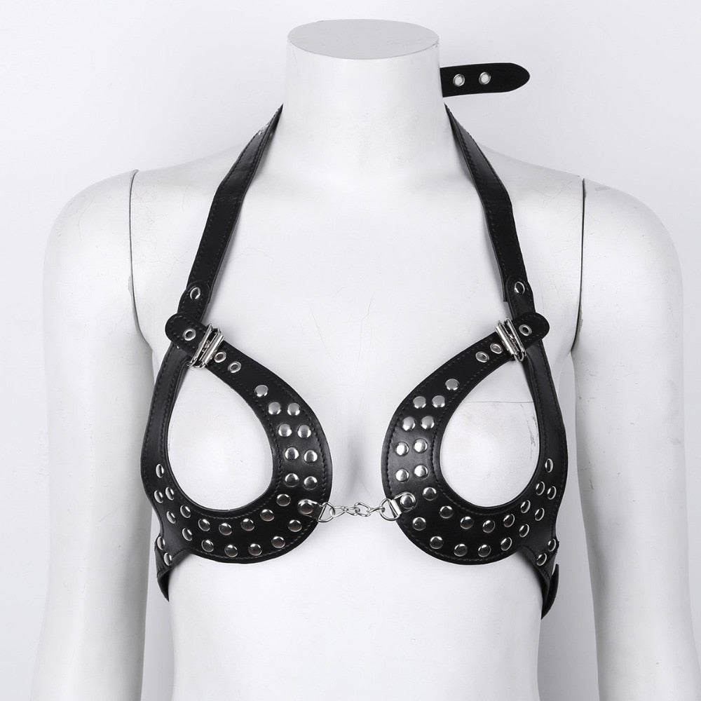 Black Women PU Leather