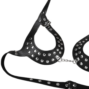 Black Women PU Leather
