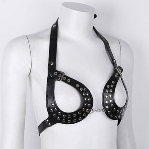Black Women PU Leather