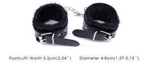 11pcs/Set Handcuffs, Footcuffs, Anal Plug, Vibrator Dildo