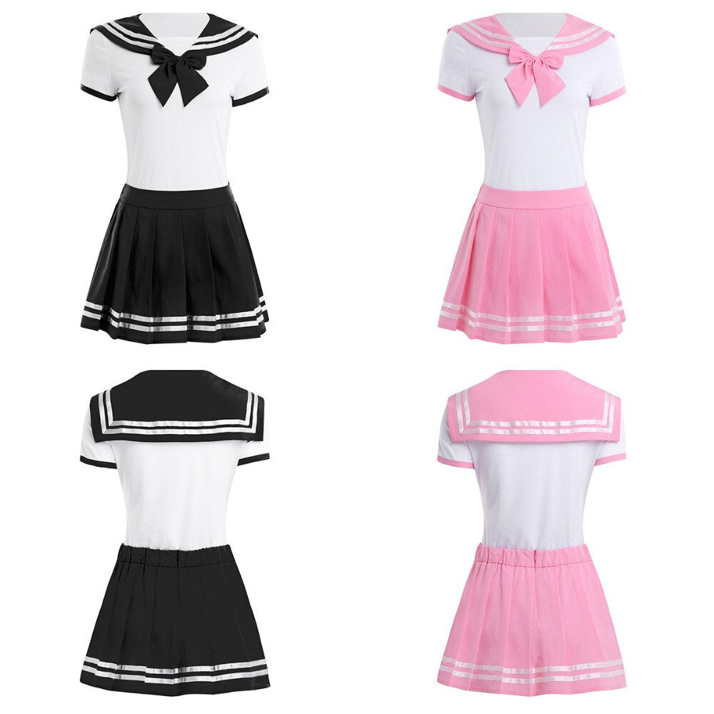 2Pcs Sweet Women Girls Costume