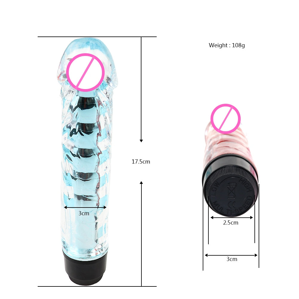 TPE Realistic Dildo Vibrators