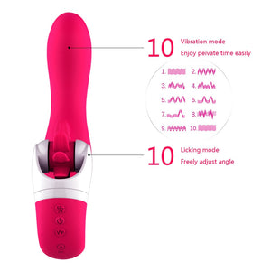 12 Speed Rotation Oral Sex Tongue Licking Toy