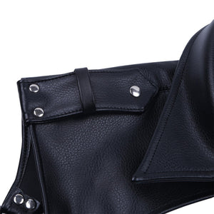 Men  Faux Leather Adjustable Body Chest Harness