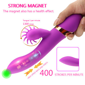 10 Speed Rotation Oral Sex Tongue Licking Toy