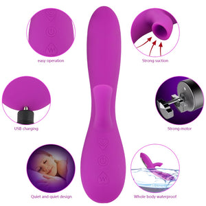 G Point Clitoris Vibrator  12 Vibration USB Charger Massager + free gift