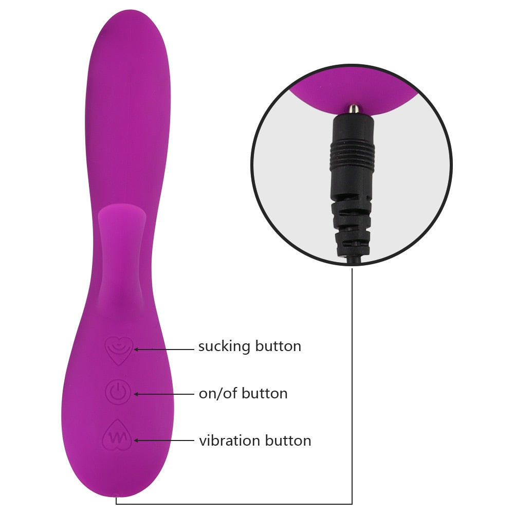 G Point Clitoris Vibrator  12 Vibration USB Charger Massager + free gift