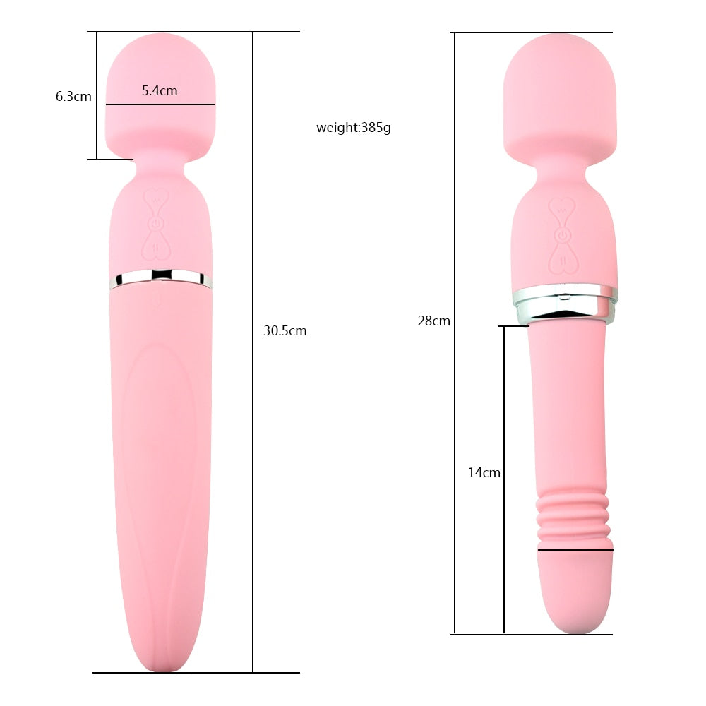 Surper Power Super Big Waterproof Double Head Vibrator