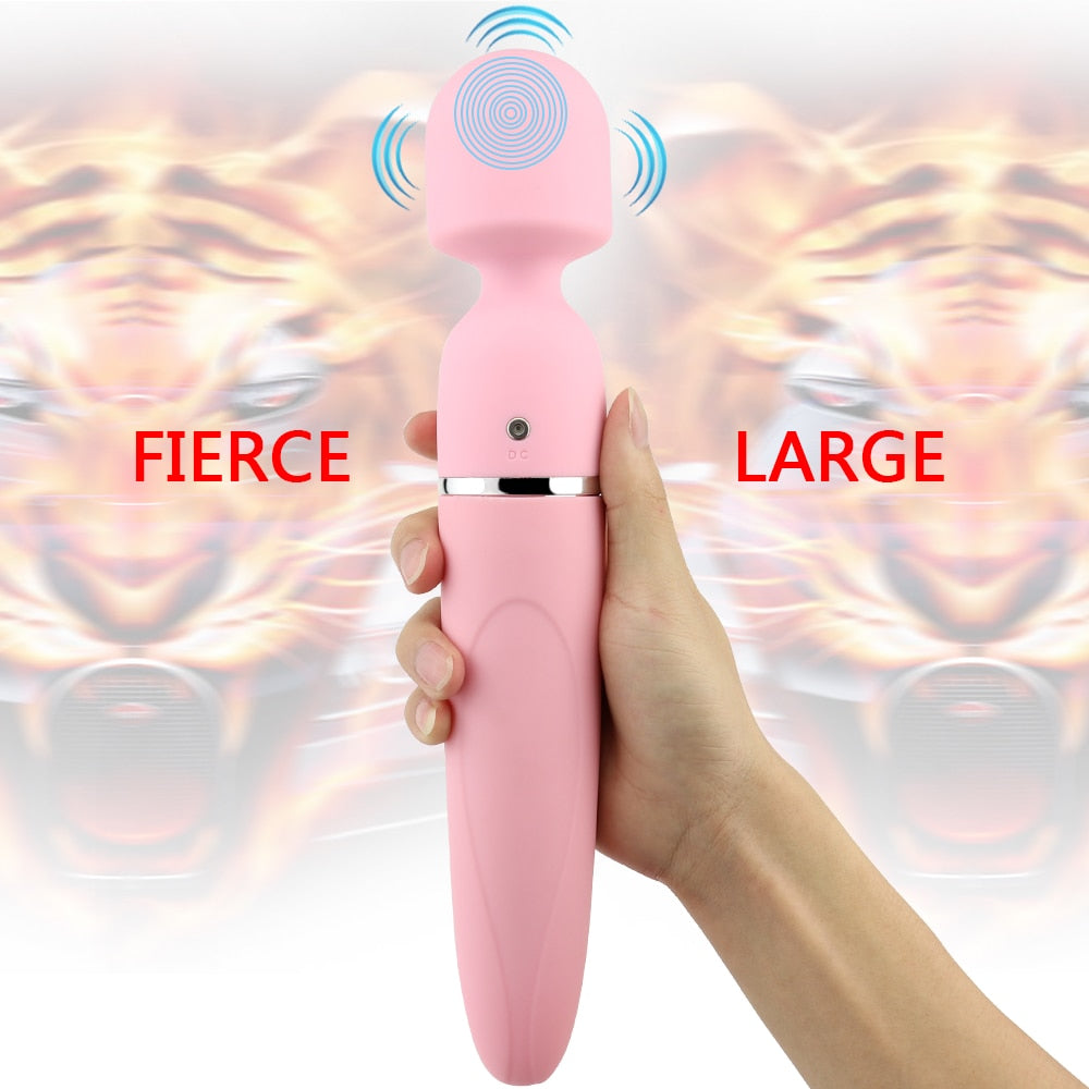 Surper Power Super Big Waterproof Double Head Vibrator