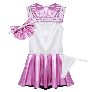 3Pcs Women Adults School Girl Costume