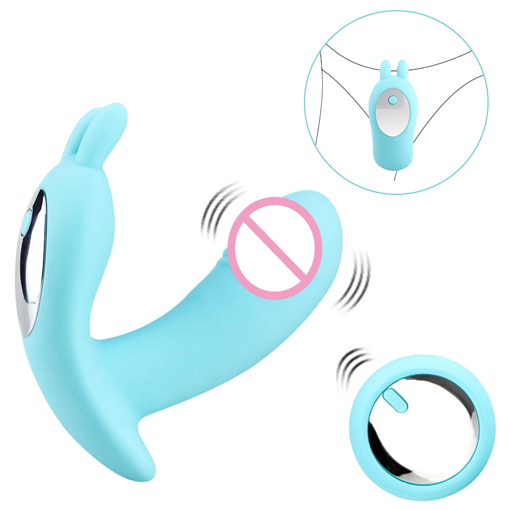 Wearable Butterfly Dildo Vibrator
