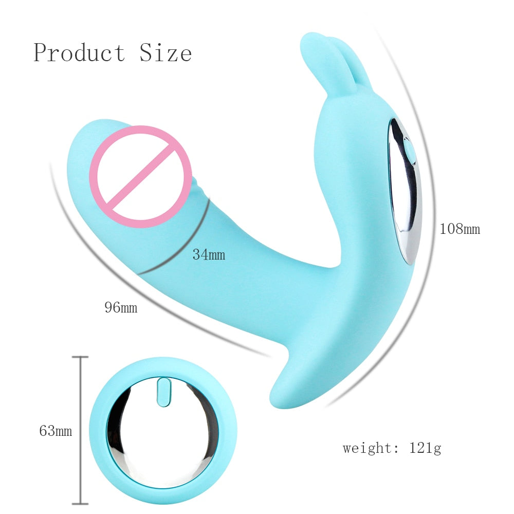 Wearable Butterfly Dildo Vibrator