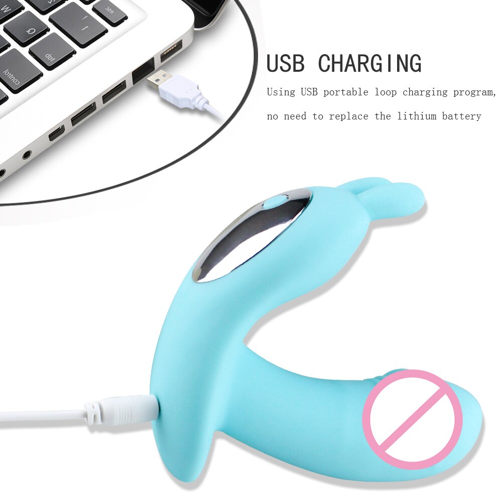 Wearable Butterfly Dildo Vibrator