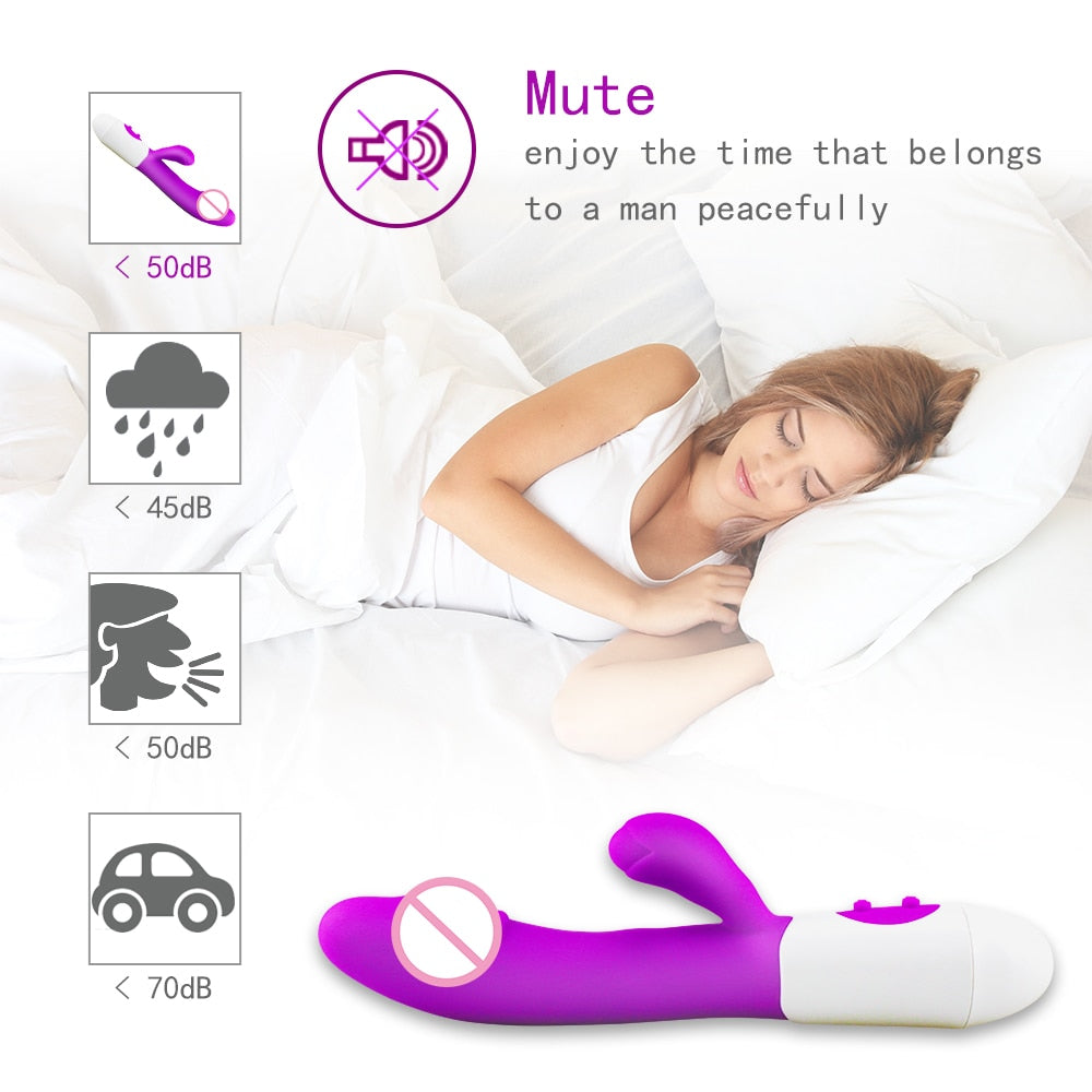Silicone G Spot Dildo Rabbit Vibrators
