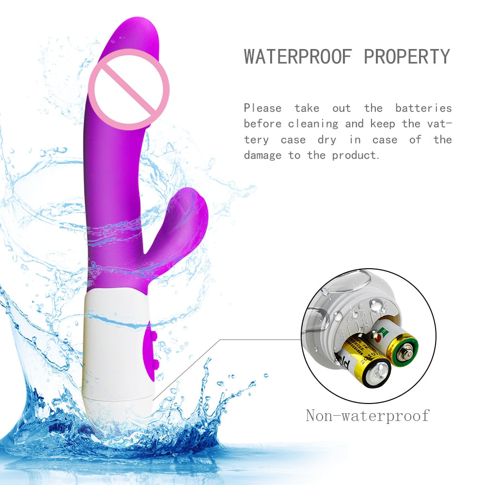 Silicone G Spot Dildo Rabbit Vibrators