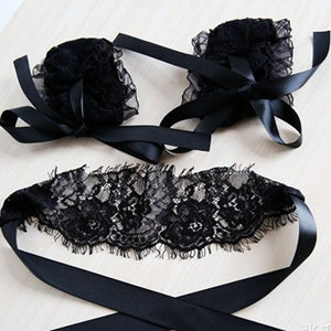 New Sexy  Black Handcuffs  Eye Mask