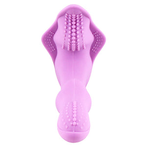 Soft Silicone Wearable Butterfly Dildo Vibrator